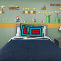 Fathead Super Mario: נושא - ענק מורשה רשמית של נינטנדו נשלף גרפיקה