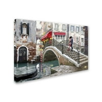 סימן מסחרי אמנות 'גשר ונציה' אמנות בד על ידי סטודיו מקניל