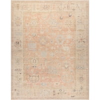 אורגים אומנותיים שטיח אזור מדליון מרלן, ורוד וינטג ', 7'10 10'