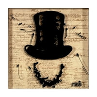 סימן מסחרי אמנות 'לינקולן 02' אמנות בד מאת רודריק סטיבנס