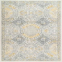 שטיח רץ וינטג 'של Nuloom Minta, 2' 6 6 ', זהב