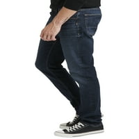 סילבר ג'ינס ושות 'קנסטון לגברים דלים מתאימים ג'ינס רזה רזה, מידות המותניים 28-44