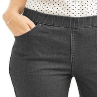 הגדל את מתיחת כיס הנשים המשיכה למכנסי ג'ינס, גדלים S-XXL, זמינים בפטיט