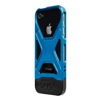 Rokform Roked Fuzion Case - מקרה לטלפון סלולרי - אלומיניום, הזרקת פוליקרבונט מעוצב - כחול