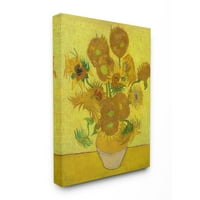 קולקציית העיצוב הביתית של Stupell Van Gogh Sunflowers