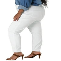 מציאות ייחודיות לנשים בגודל פלוס גודל שטף אמצע עלייה ג'ינס רזה