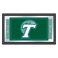סימן מסחרי NCAA 15 26 3 4 לוגו מעץ ומראה ממוסגרת של קמע, אוניברסיטת טוליין
