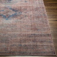 אורגים אמנותיים Faiha כחול מסורתי מסורתי 9 '12' שטיח שטח רחיץ מכונה