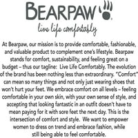 ראש שרוול ארוך נושם של Bearpaw לנשים עם מכנסיים, סט פיג'מה דו-חלקים