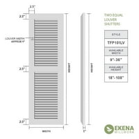 עבודת טחנה של EKENA 15 W 25 H TRUE FIT PVC שני תריסי תריס שווים, RAISIN BROUN