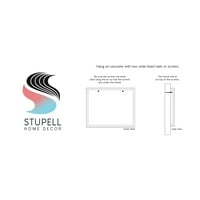 נהר Stupell Industries זורם בין נוף עמק מודרני אמנות גרפית לבנה אמנות ממוסגרת אמנות דפוס קיר, עיצוב מאת