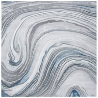Craft Floella שטיח אזור מופשט, 9 '12', אפור כחול