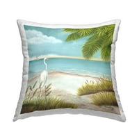 תעשיות סטופל חוף אגרט חוף טרופי מודפס עיצוב כריות של ליסה ספארלינג