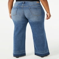 ג'ינס סופיה ג'ינס פלוס גודל גודל סופר -עלייה סופר -עלייה ג'ינס